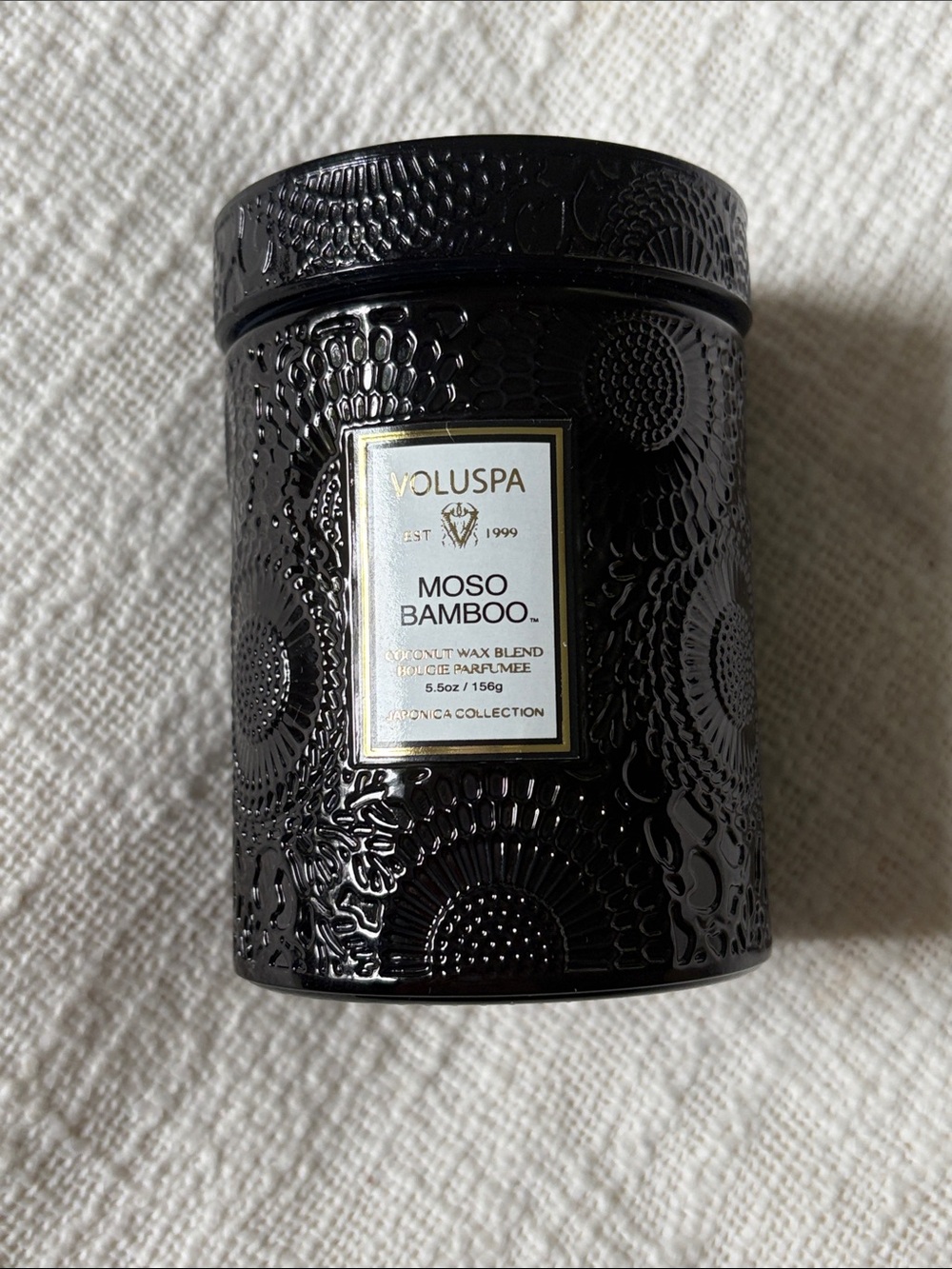 Brand New Voluspa Moso Bamboo Small Candle 5.5oz